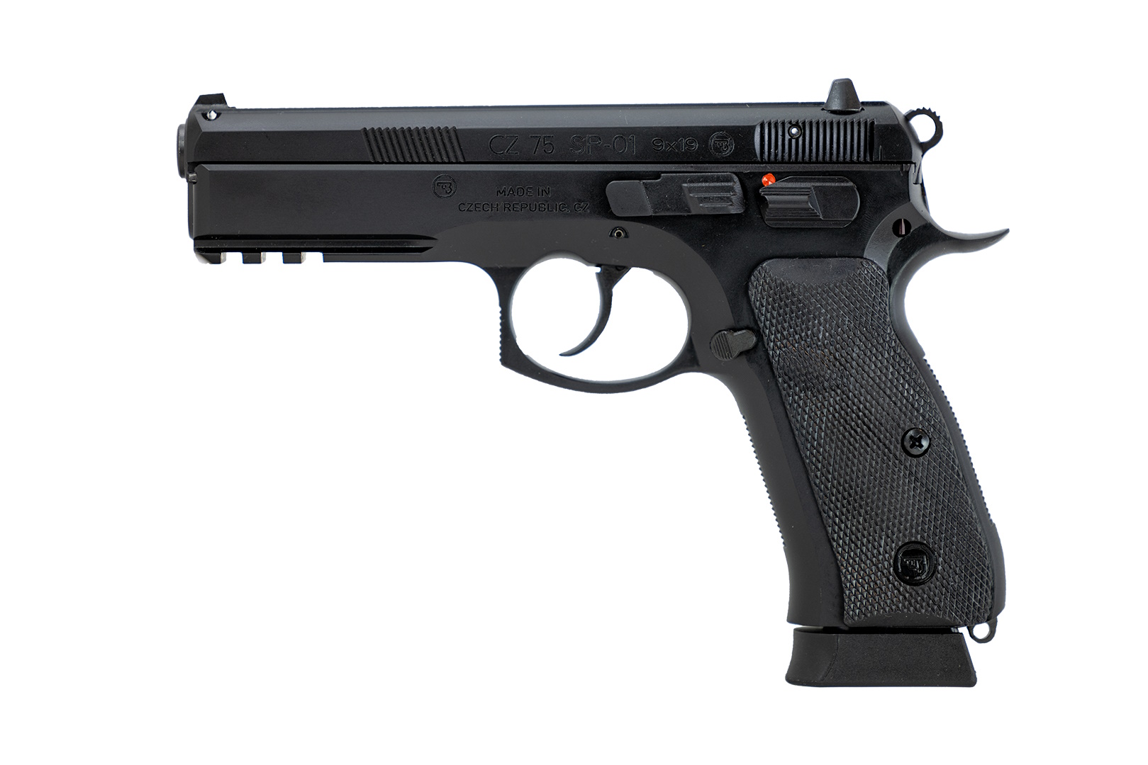 CZ 75 SP-01 9mm Semi-Auto Handgun - 19-Round Capacity