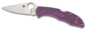Spyderco Delica 4 Lightweight Folding Knife - Purple