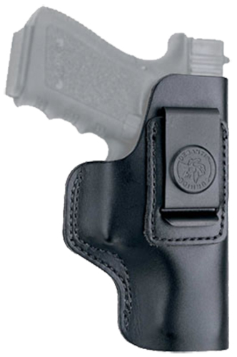 DeSantis Gunhide 031BAB6Z0 Insider AIWB Black Leather Belt Clip Compatible w/Glock 19/Sig P228/Beretta APX Right Hand