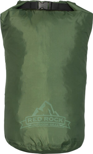 Red Rock 13L Waterproof Roll Top Dry Bag - Black