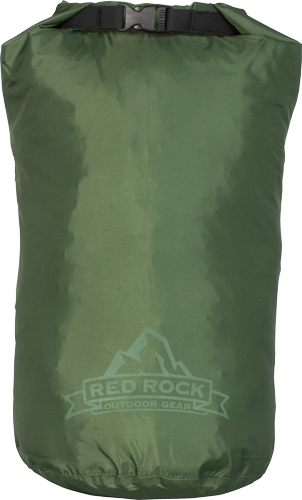Red Rock 13L Waterproof Roll Top Dry Bag - Black