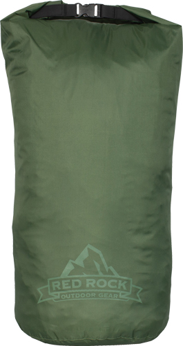 Red Rock 25L Waterproof Roll Top Dry Bag OD Green