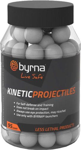 Byrna Kinetic Projectiles .68 Cal - 95 Count Tub