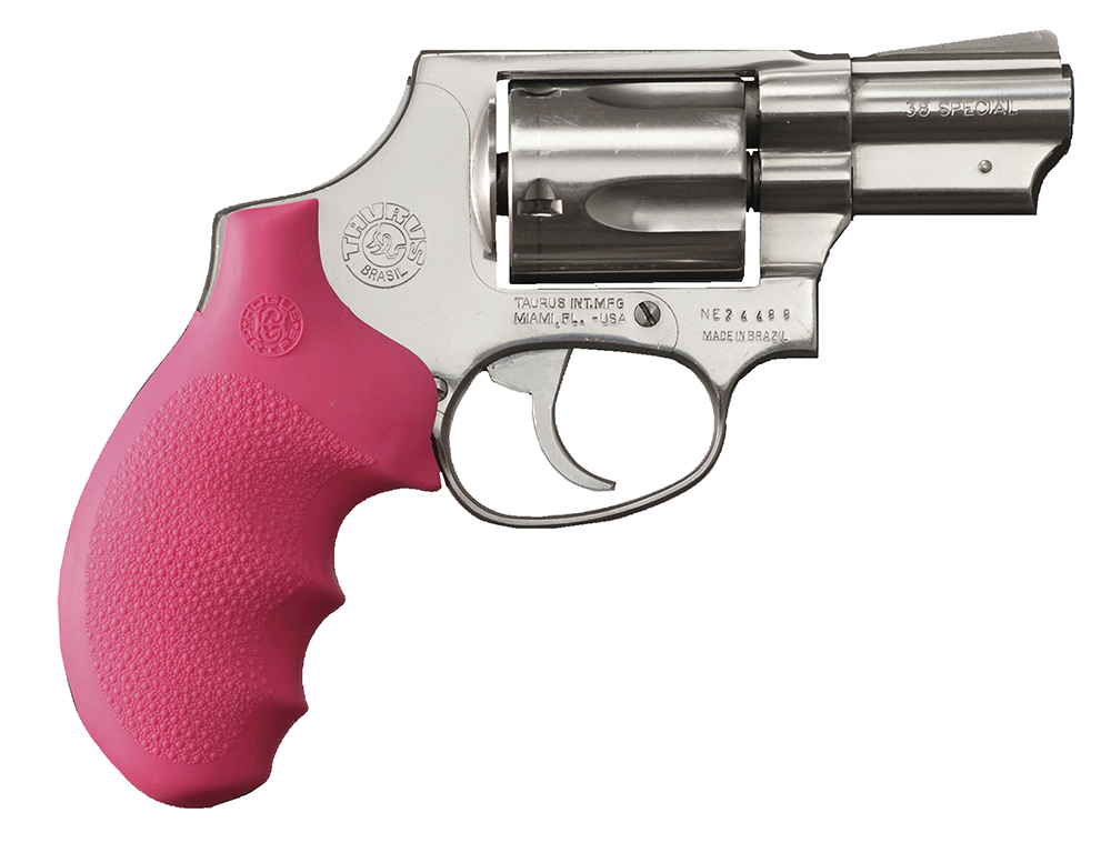 Hogue Taurus M85 Pink Rubber MonoGrips