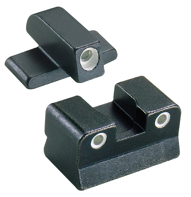 Trijicon 600049 Bright & Tough Night Sights Green/Tritium White Outline Front Sight-Green/Tritium White Outline Rear Sight Beretta 92A1/96A1