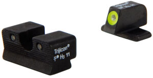 Trijicon 600578 HD Night Sights  Green/Tritium Yellow Outline Front Sight-Green Tritium Black Outline Rear Sight Sig Sauer P220/P229/P240 #6 Front/#8 Rear