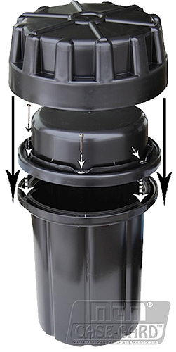 MTM Survivor Ammo Can Black - Durable Ammo Storage