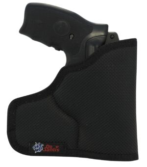DeSantis Gunhide M33BJN3Z0 Nemesis Ammo Pocket Rubberized Fabric Fits S&W J Frame Fits 2" Barrel Ambidextrous