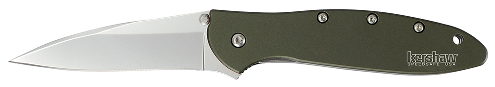 Kershaw Leek 1660OL 3" Folding Knife with Olive Handle