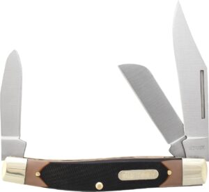 Old Timer Senior 3 Blade Pocket Knife - Stainless Steel