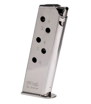 Walther PPK 6-Round .380 ACP Stainless Magazine