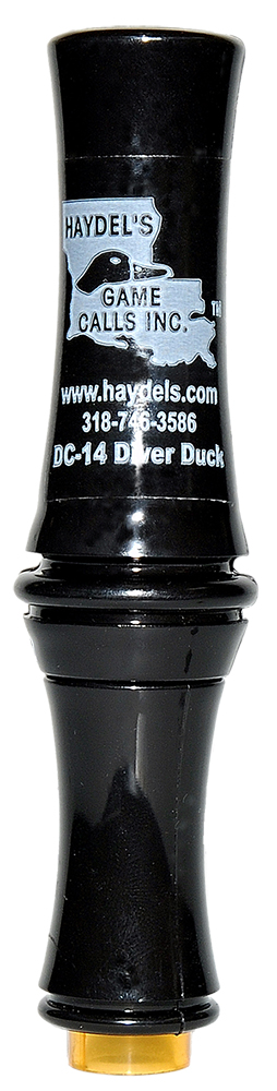 Haydel's DC14 Diver Duck Call - Black Acrylic