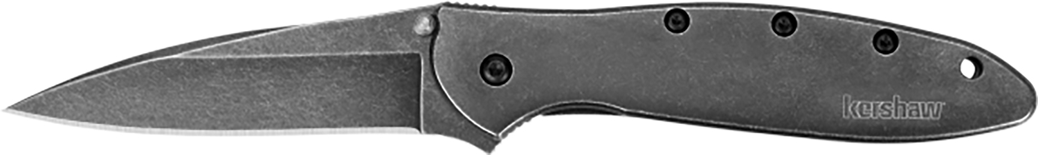 Kershaw Leek 1660BLKW 3" Folding Knife with Black DLC