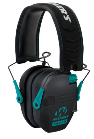 Walker's Razor Slim Shooter Electronic Earmuff - Teal