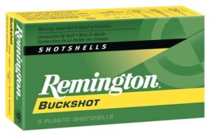 REMINGTON BUCKSHOT 20GA 2.75" - #3 BUCK 20 PELLETS 5RD 50BX/CS