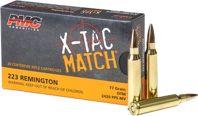 PMC 223 REM 77GR OTM - 20RD 40BX/CS