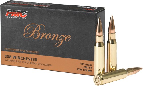 PMC 308 WIN 147GR FMJ-BT - 20RD 25BX/CS