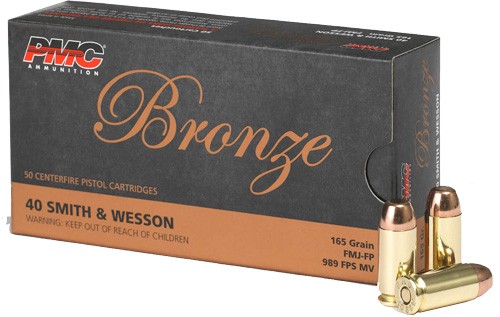 PMC 40 SW 165GR FMJ-FP - 50RD 20BX/CS