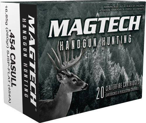 MAGTECH 454 CASULL 260GR - SJSP-FP 20RD 50BX/CS