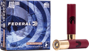 FEDERAL POWER-SHOK 410 2.5" - 1/4OZ RIFLED SLUG 5RD 50BX/CS