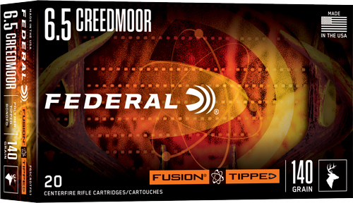 FEDERAL FUSION 6.5 CM 140GR - TIPPED FUSION 20RD 10BX/CS