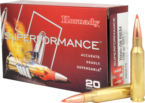 HORNADY SPF 7MM-08 REM 139GR - SST 20RD 10BX/CS