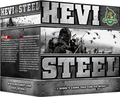 HEVI-SHOT HEAVY STEEL 12GA - 3" 1-1/4OZ #2 25RD 10BX/CS