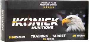 IKONICK USA 5.56 55GR FMJ - 20RD 25BX/CS