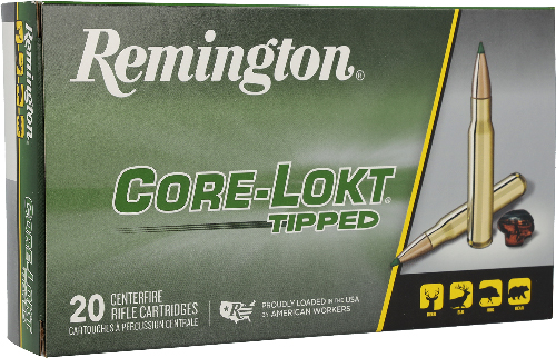 REMINGTON 270 WIN 130GR TIPPED - CORE-LOKT 20RD 10BX/CS