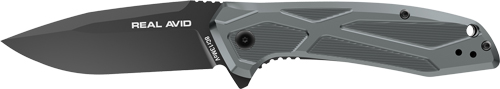 Real Avid RAV-2 3.25" Folding Knife - Black Oxide Blade