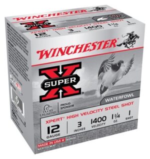 WINCHESTER XPERT STEEL 12GA 3" - 1-1/4OZ #1 1400FPS 25RD 10BX/C