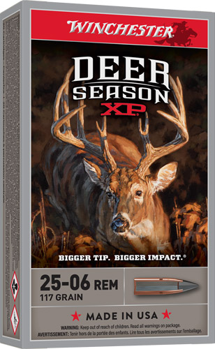 WINCHESTER DEER XP 25-06 REM - 117GR EXTREME PT 20RD 10BX/CS