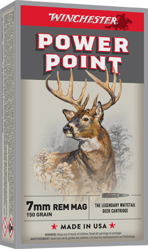 WINCHESTER SUPER-X 7MM REM MAG - 150GR POWER POINT 20RD 10BX/CS