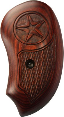 Bond Arms Extended Rosewood Grip with Laser Star