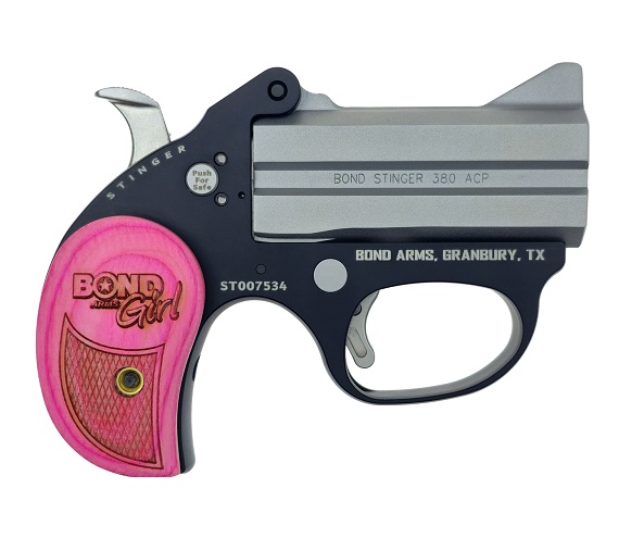 Bond Arms Girl Stinger 380ACP Derringer - 3" Stainless