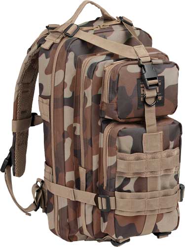 Bulldog Compact Backpack with MOLLE Throwback Camo
