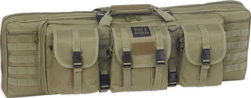 Bulldog Tactical Double Rifle Case 37" Green Nylon