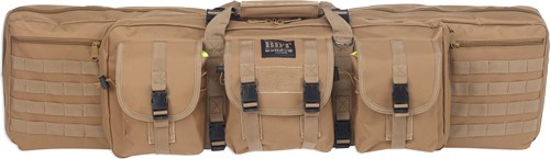 Bulldog Tactical Double Rifle Case 37" Tan Nylon