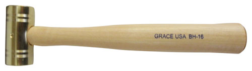 Grace USA 16 oz Brass Hammer for Gunsmithing