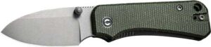 CIVIVI Baby Banter 2.34" Folding Knife - Green Micarta