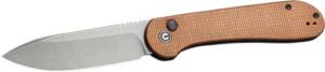 CIVIVI Elementum 3.47" Pocket Knife - Brown Micarta