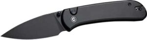 Civivi Qubit 2.98" Folding Knife with Black Aluminum Handle
