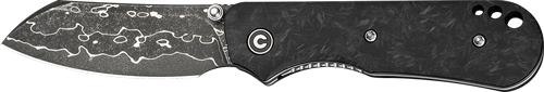 CIVIVI Crabby Damascus Pocket Knife - Carbon Fiber