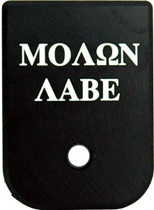 Cruxord Molon Labe Glock Magazine Base Plate