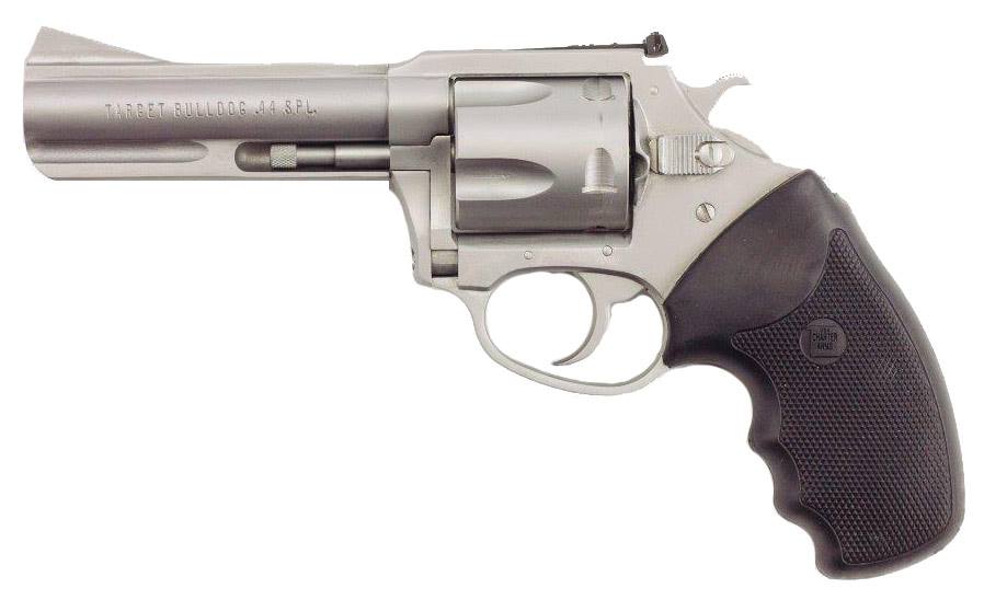 Charter Arms Target Bulldog .44 SPC Revolver - Stainless 4.2"