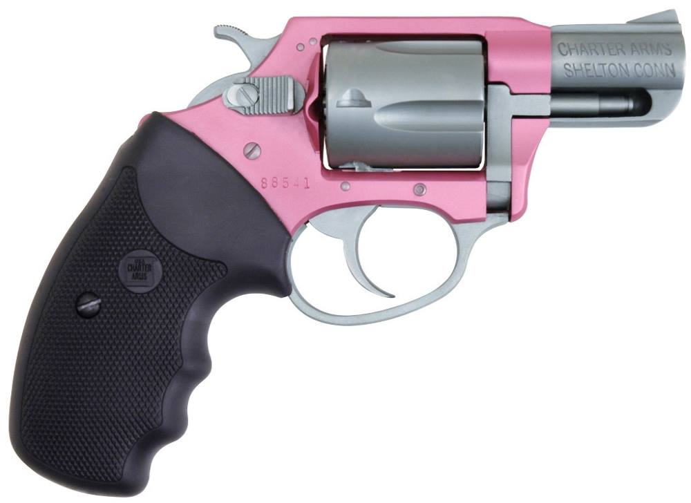 Charter Arms Southpaw .38 Special Revolver - Pink & Stainless