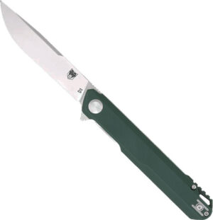 Cobratec Monarch 3.5" Folding Knife - Green D2 Steel