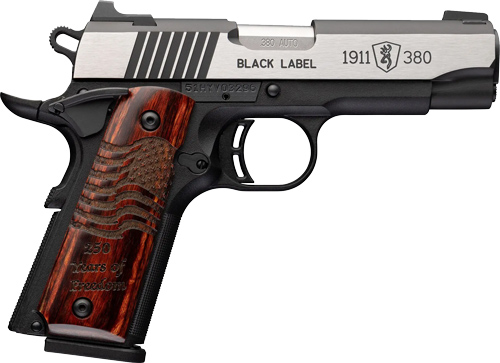 Browning 1911-380 Black Label Med Pro 380 ACP 3.62"