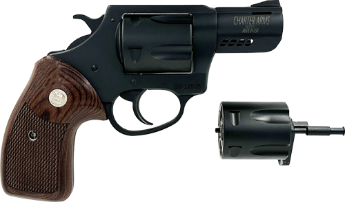 Charter Arms Mag Pug Combo .357/9mm Revolver - Black