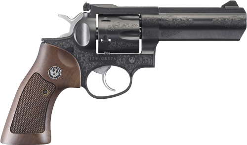 Ruger GP100 Deluxe 4" Engraved .357 Magnum Revolver